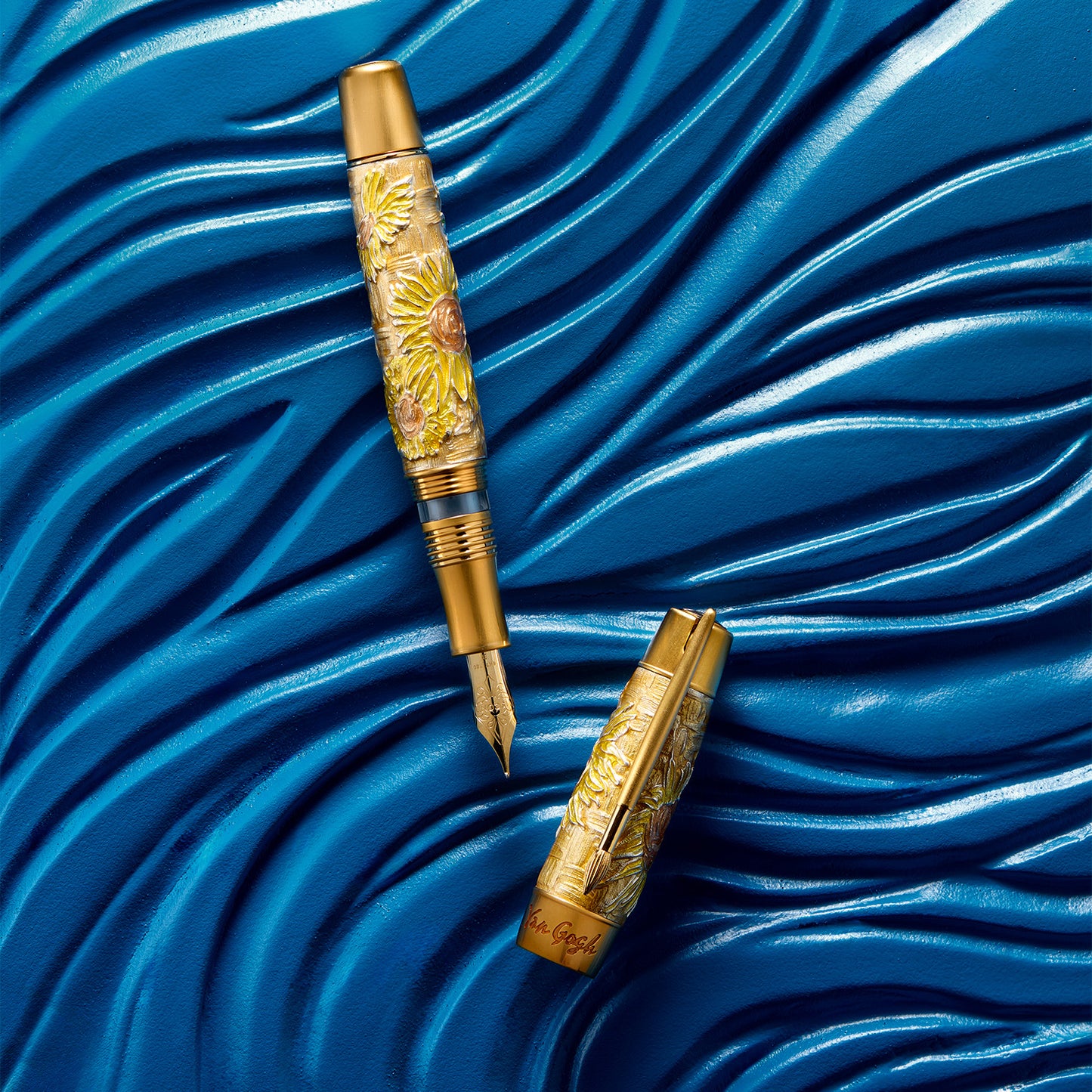 VISCONTI - Van Gogh Dreaming Sunflowers Limited Edition ჭავლური კალამი
