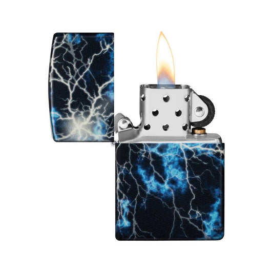 ZIPPO - 48610- 49193 Lightning Design სანთებელა