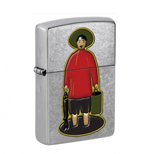 ZIPPO - 207-113471 Street Chrome - Fisherman Design სანთებელა